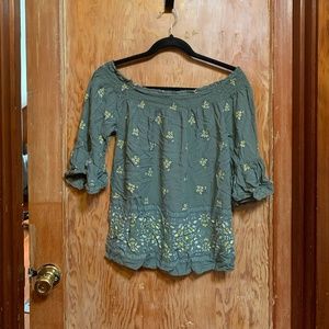 Maurice's Bell Sleeve Floral Top